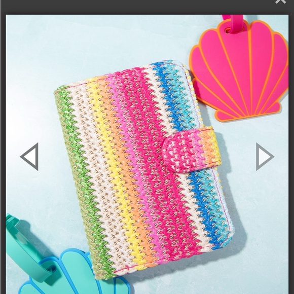 Colorful Striped Wallet - Picture 2 of 4